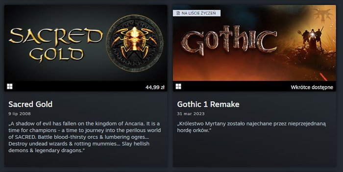Gothic 1 remake data premiery