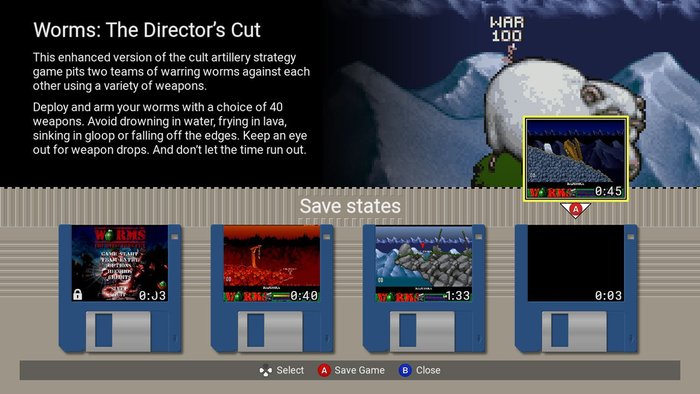 Worms: The Director's Cut to jedna z najciekawszych pozycji, które dostajemy razem z konsolką.