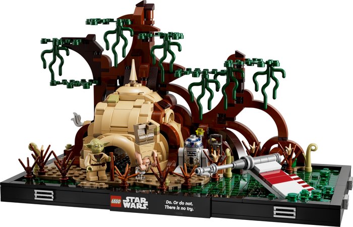 Lego Diorama: Szkolenie Jedi na Dagobah