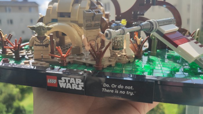 Lego Diorama: Szkolenie Jedi na Dagobah