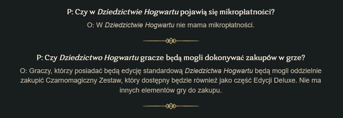 Hogwarts Legacy – FAQ