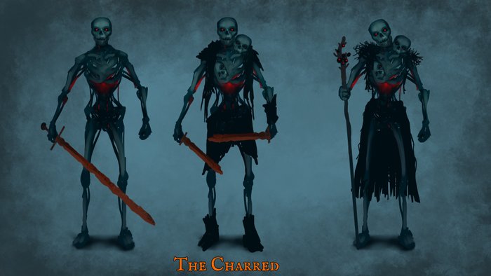 Valheim Ashlands concept art