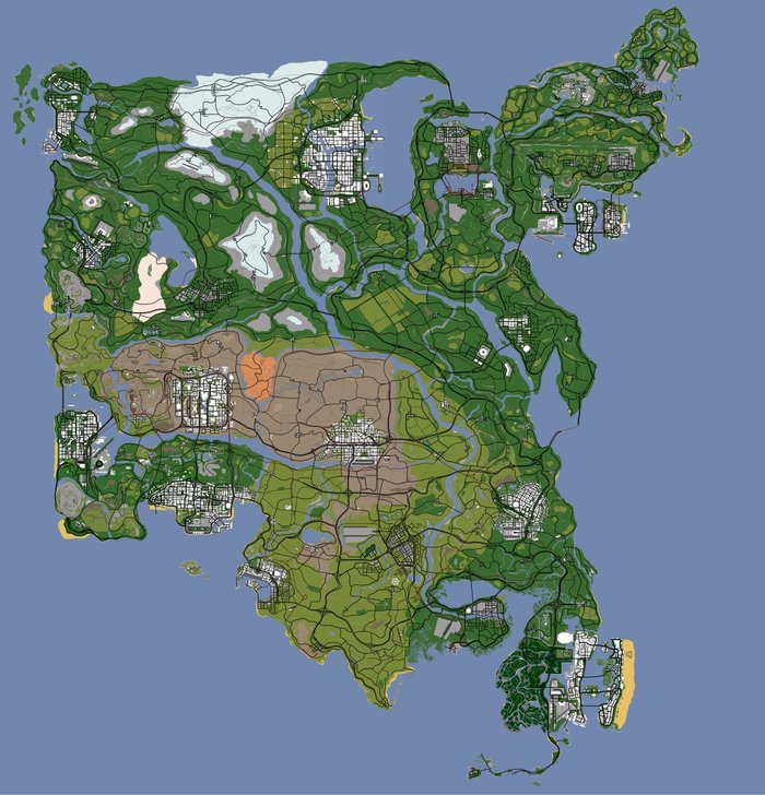 Mapa GTA: Stars & Stripes