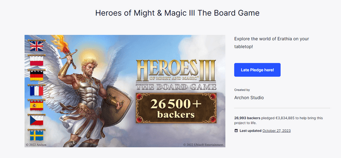 Heroes of Might & Magic III: The Board Game