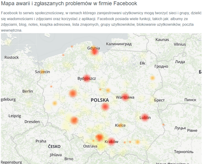 Źródło: downdetector.pl