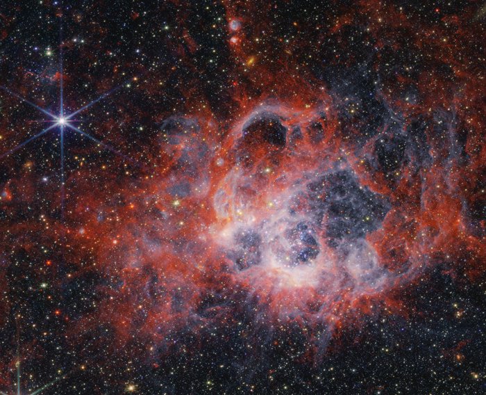 NGC 604. Foto: NASA, ESA, CSA, STScI
