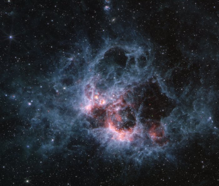 NGC 604. Foto: NASA, ESA, CSA, STScI