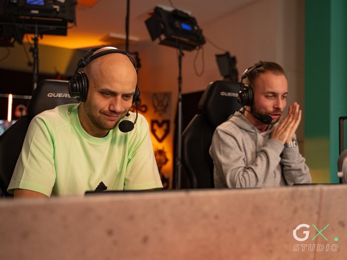 GXStudio przy produkcji polskiej transmisji PGL Major Kopenhaga 2024. Fot: Olaf Bressa