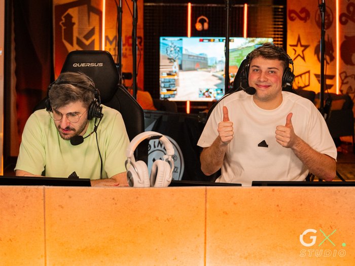 GXStudio przy produkcji polskiej transmisji PGL Major Kopenhaga 2024. Fot: Olaf Bressa