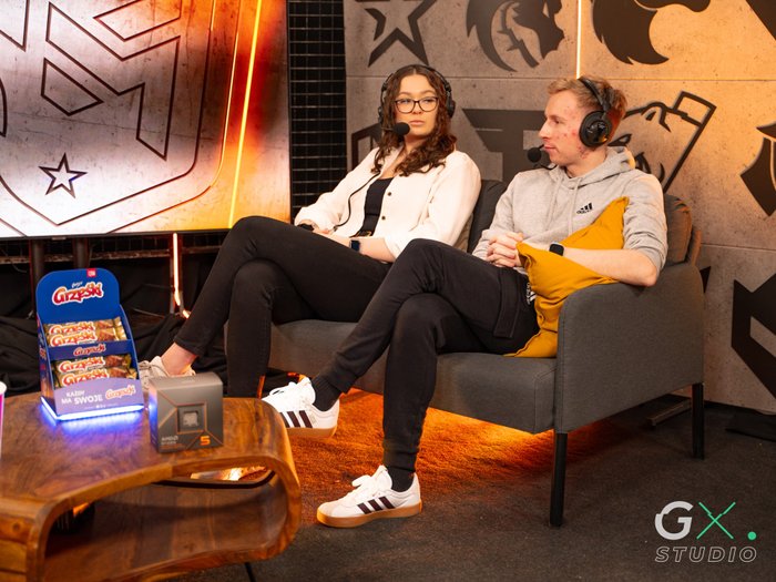 GXStudio przy produkcji polskiej transmisji PGL Major Kopenhaga 2024. Fot: Olaf Bressa
