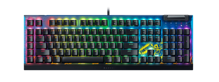 Razer BlackWidow v4 X Fortnite Edition