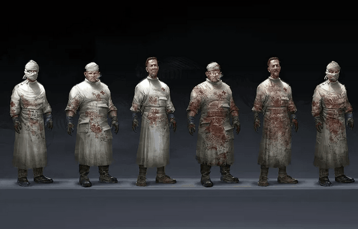 Concept arts from War Hospital.