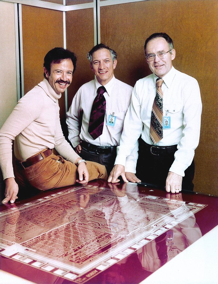 Andy Grove, Robert Noyce i Gordon Moore (1978), (C) Intel Free Press