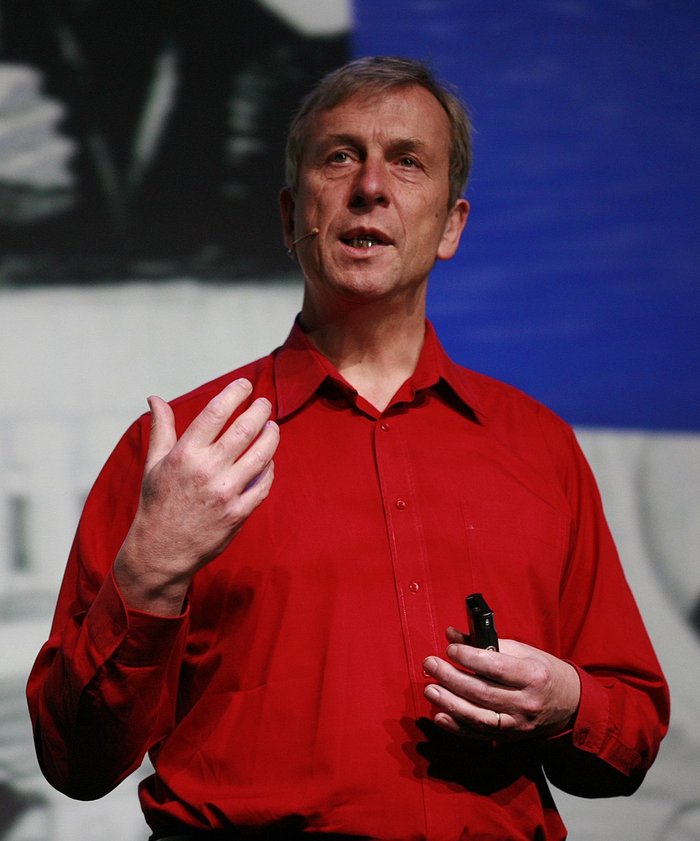 Kevin Warwick. Źródło: Wikimedia Commons / Robert Scoble, CC BY 2.0